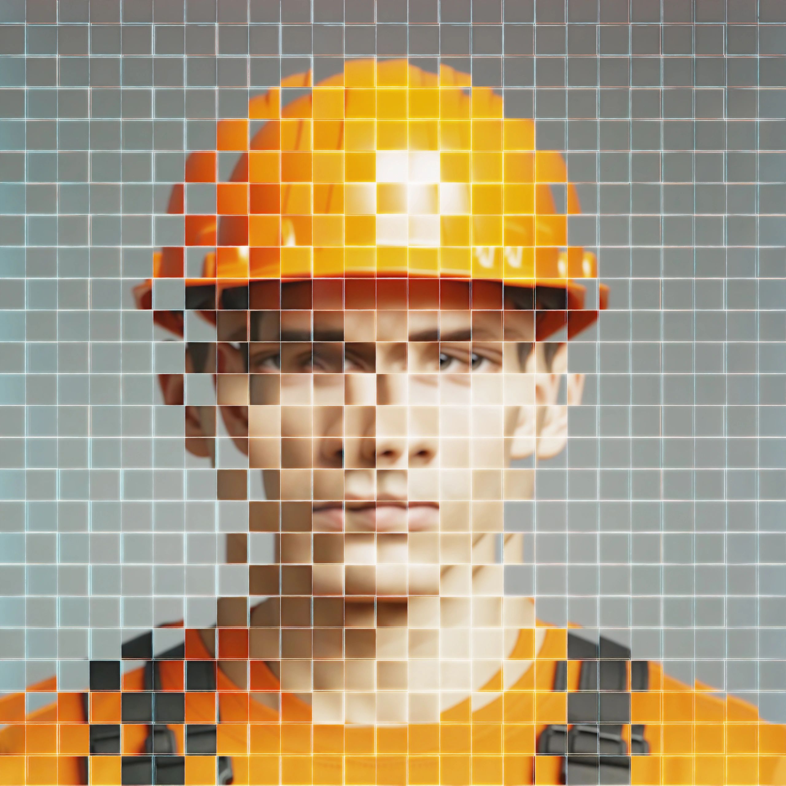 Professional tradesperson portrait
